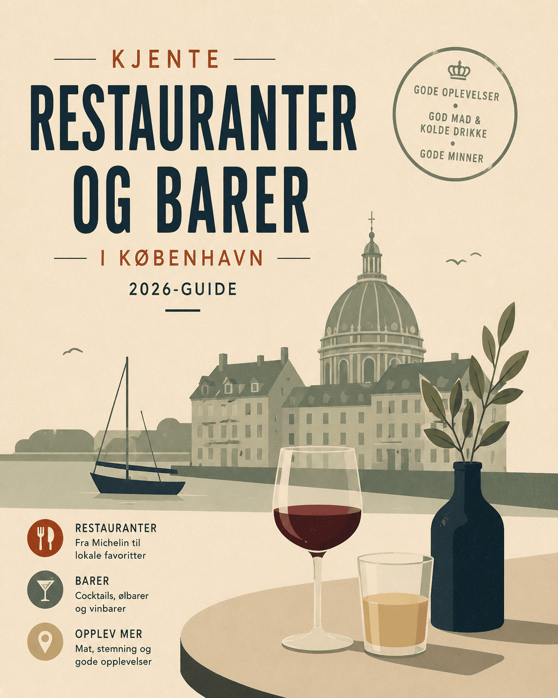Kjente restauranter og barer i København (2026-guide)